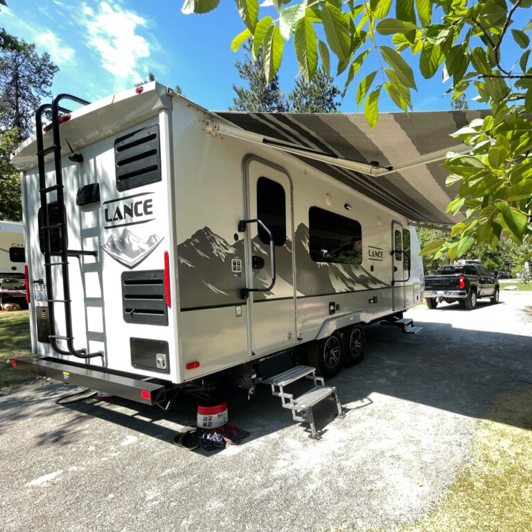campsite at St Regis