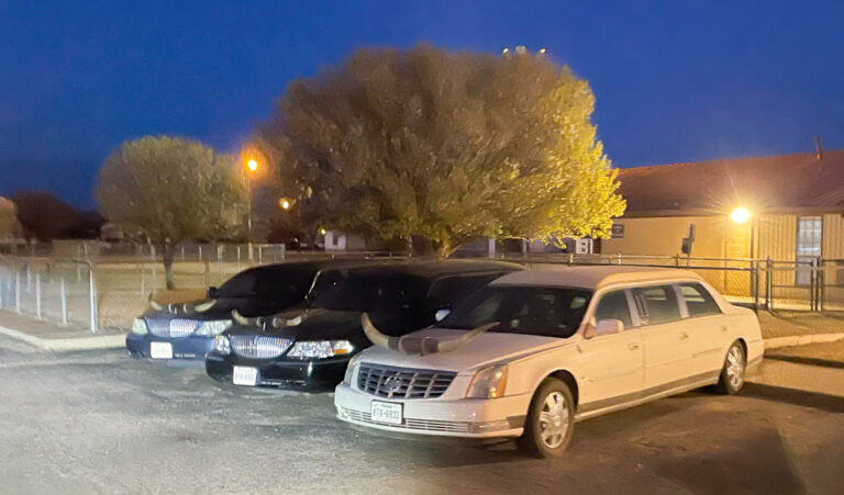 Big Texan Steak Ranch horned limos in Amarillo Texas