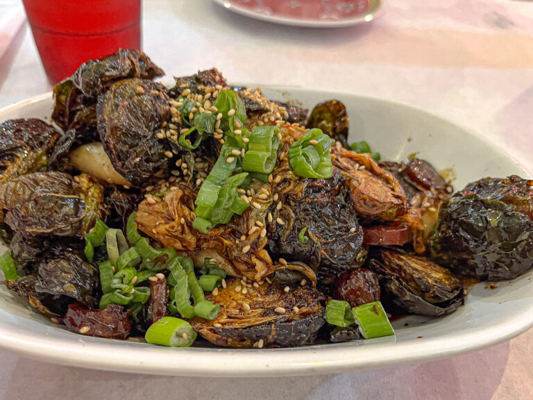 amazing brussell sprouts dish at Ba Chi Canteen in New Orleans