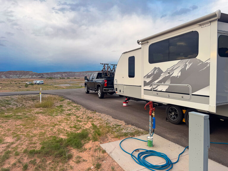 Our Campsite at Utahraptor State Park