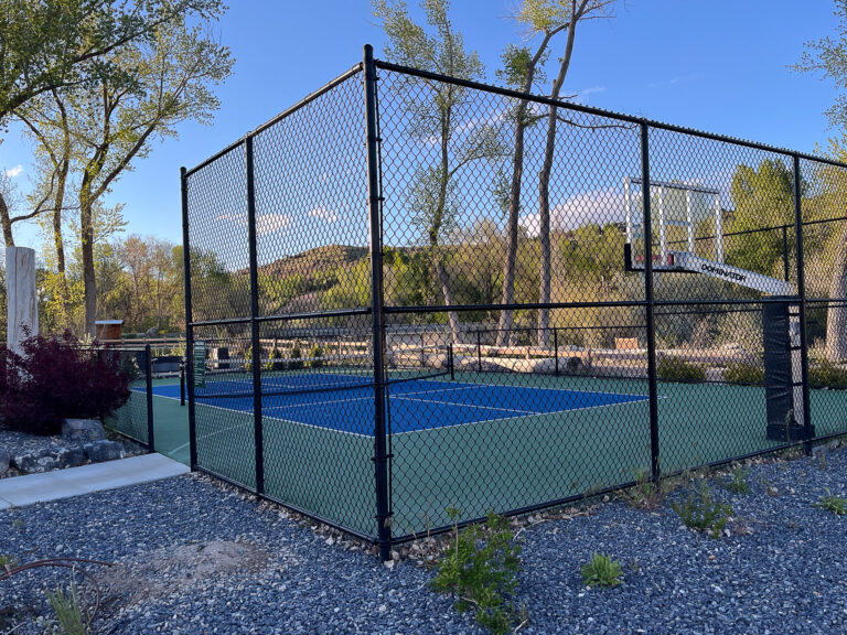Pickleball Court at Riverside RV Resort in South Weber UT