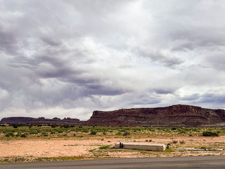 View from Campsite at Utahraptor State Park