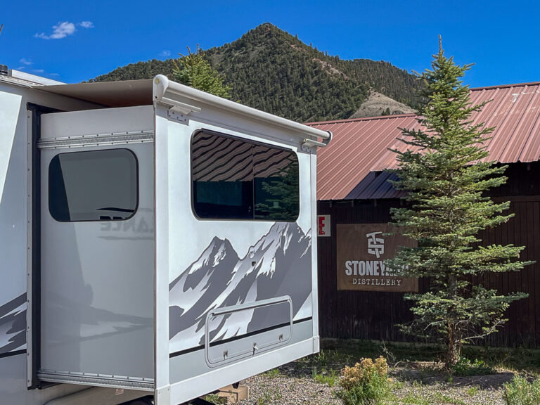 Towmads trailer at Stoneyard Distillery in Dotsero CO