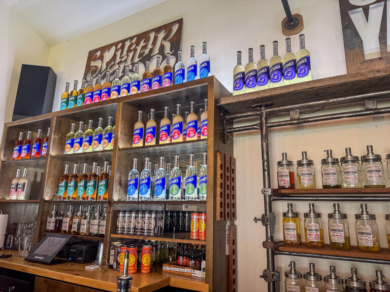 spirits and infusions at Stoneyard Distillery in Dotsero CO
